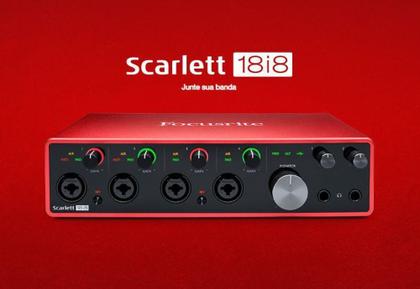 Imagem de Interface De Audio 3 Geração Com 8 Canais SCARLETT 18i8 - FOCUSRITE