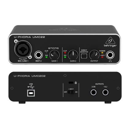 Imagem de Interface de Audio Behringer UMC22
