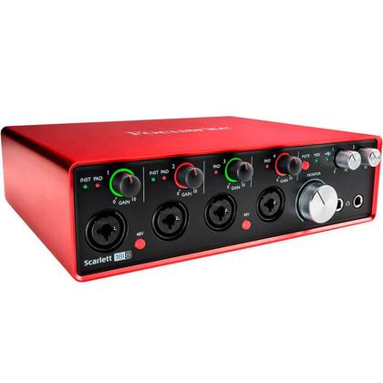 Imagem de Interface De Áudio Focusrite Scarlett 18I8 Usb 2Nd Geração