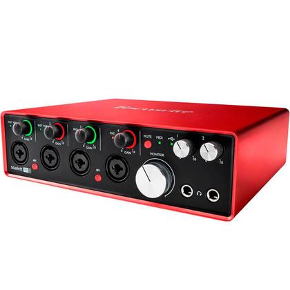 Imagem de Interface De Áudio Focusrite Scarlett 18I8 Usb 2Nd Geração