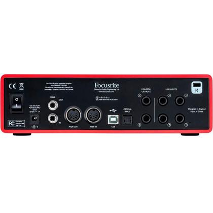 Imagem de Interface De Áudio Focusrite Scarlett 18I8 Usb 2Nd Geração