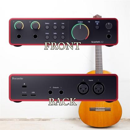 Imagem de Interface de áudio Focusrite Scarlett 2i2 4ª Geração USB com kit