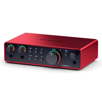 Imagem de Interface de Áudio Focusrite Scarlett 2i2 4ª Geração