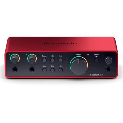 Imagem de Interface de Áudio Focusrite Scarlett 2i2 4ª Geração