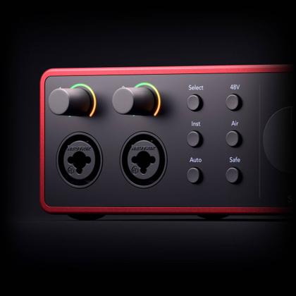 Imagem de INTERFACE DE AUDIO FOCUSRITE SCARLETT 4l4 4 GERAÇÃO