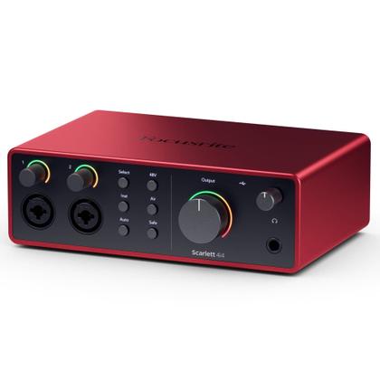 Imagem de INTERFACE DE AUDIO FOCUSRITE SCARLETT 4l4 4 GERAÇÃO
