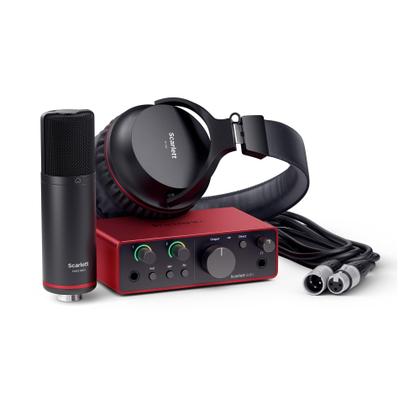 Imagem de Interface de áudio Focusrite Scarlett Solo 4ª Geração Kit