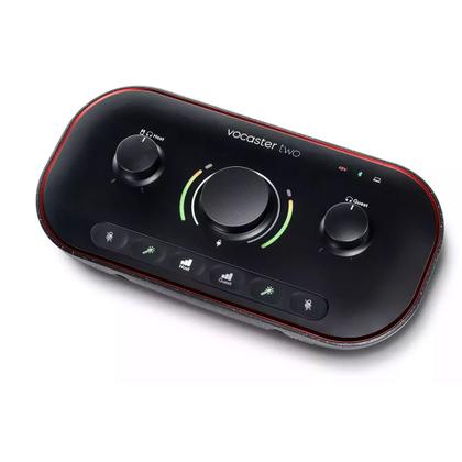 Imagem de Interface de audio focusrite vocaster two para podcast
