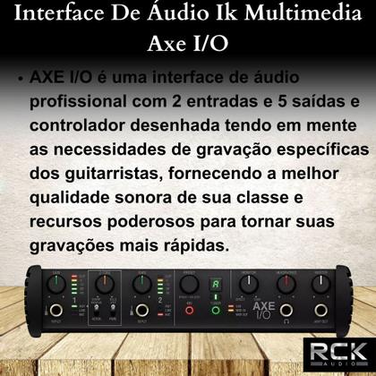Imagem de Interface De Áudio Ik Multimedia Axe I/O