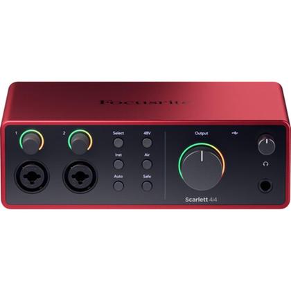 Imagem de Interface de áudio/MIDI Focusrite Scarlett 4i4 USB-C de 4ª geração