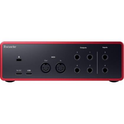 Imagem de Interface de áudio/MIDI Focusrite Scarlett 4i4 USB-C de 4ª geração