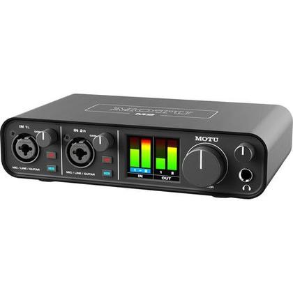 Imagem de Interface de áudio-MIDI MOTU M2 USB-C com cabo XLR de 3 m