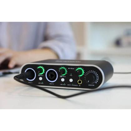 Imagem de Interface de áudio para mac/windows com 2 entradas xlr1/4