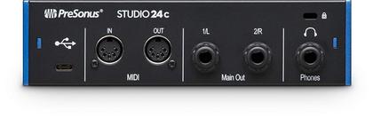 Imagem de Interface de áudio PreSonus Studio 24c 2x2 USB Type-C com software