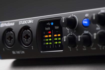 Imagem de Interface de áudio PreSonus Studio 24c 2x2 USB Type-C com software