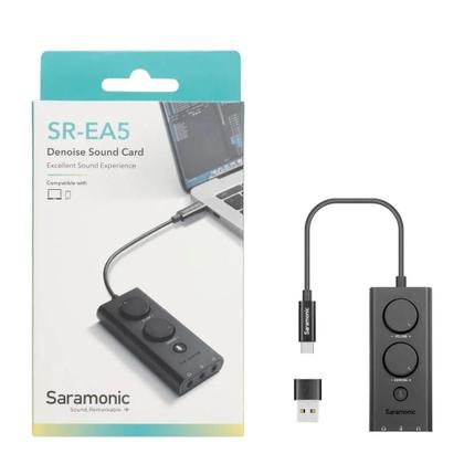 Imagem de Interface de áudio trs 3,5mm  2 saídas de fone  usbc/usb