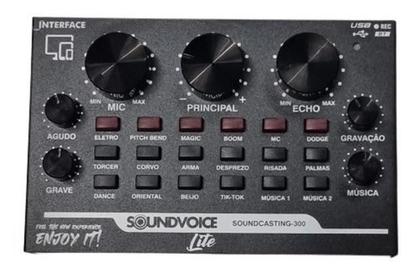 Imagem de Interface de Áudio USB Celular Soundcasting-300 - Preto