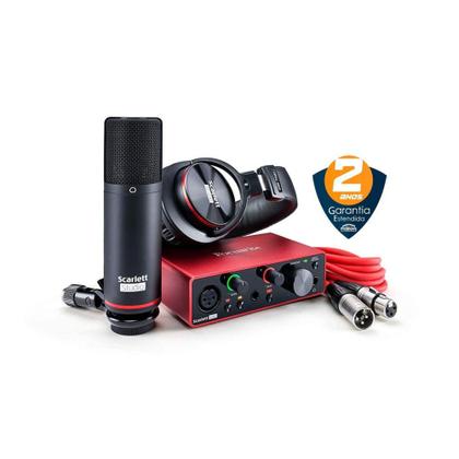 Imagem de Interface de Áudio USB Focusrite Scarlett Solo Studio Pack 3ª Geração