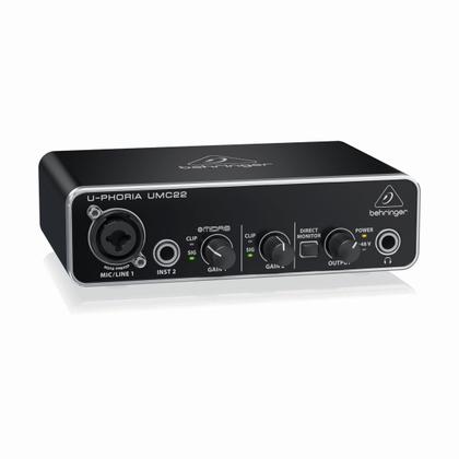 Imagem de Interface de Áudio USB U-Phoria UMC22 - Behringer