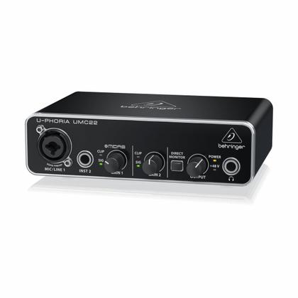 Imagem de Interface de Áudio USB U-Phoria UMC22 - Behringer