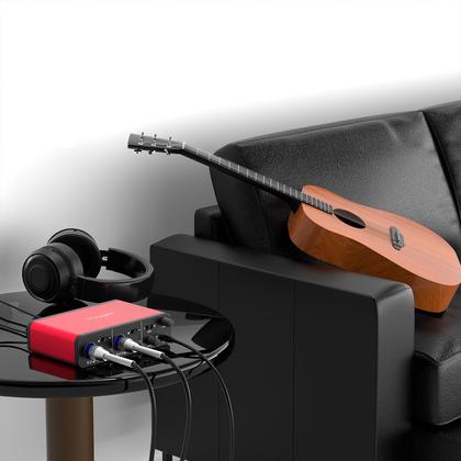 Imagem de Interface de áudio USB Wrugste +48V Phantom Power 24 bits/192 kHz