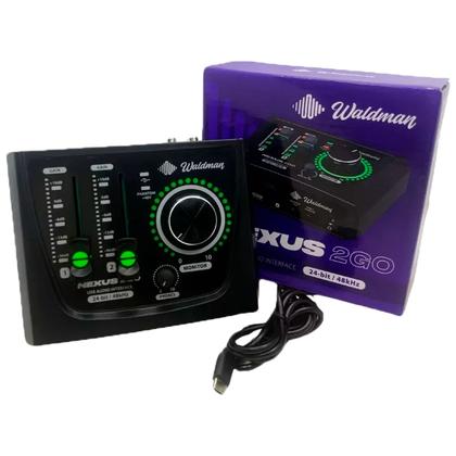 Imagem de Interface De Audio Waldman Nexus 2go Usb 2 Canais Combo