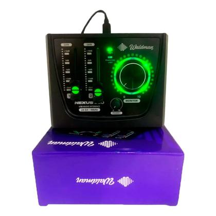 Imagem de Interface De Audio Waldman Nexus 2go Usb 2 Canais Combo