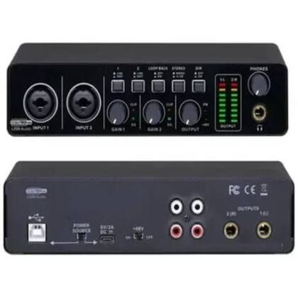 Imagem de Interface de audio waldman nexus duo 192 preto 2 canais