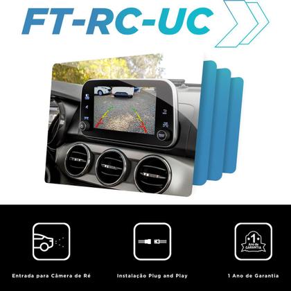 Imagem de Interface De Câmera Fiat Cronos Tela 7 Polegadas + Câmera Ré