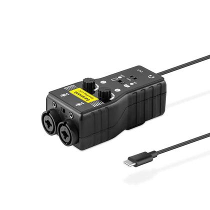 Imagem de Interface de captação para microfone e guitarra cabo usb c