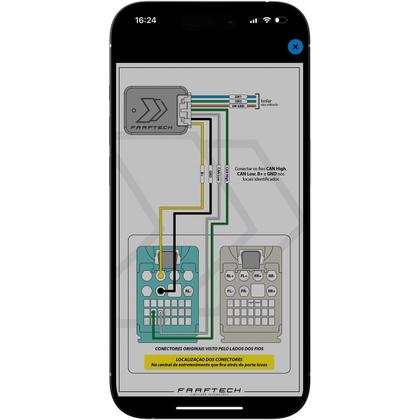 Imagem de Interface de Volante Universal pSom Automotivo c/Retenção de Comandos FAAFCONTROL Chrysler Faaftech