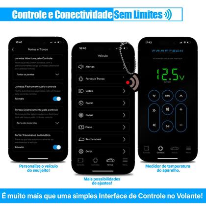 Imagem de Interface de Volante Universal pSom Automotivo c/Retenção de Comandos FAAFCONTROL Chrysler Faaftech