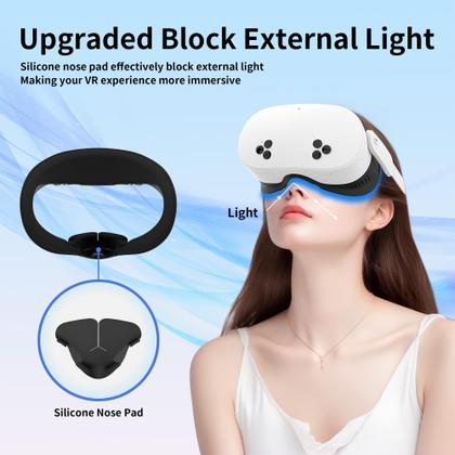 Imagem de Interface facial com ventilador de resfriamento para Meta Quest 3S Oculus Quest