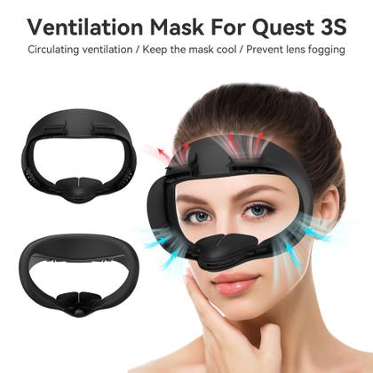 Imagem de Interface facial com ventilador de resfriamento para Meta Quest 3S Oculus Quest