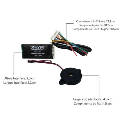 Imagem de Interface Volante Para S10 Comando Botões Central Controle Multimidia Unick Can ZD-UC-GM