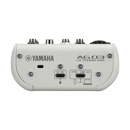 Imagem de Interface Yamaha AG03MK2 B Live Streaming Pack White
