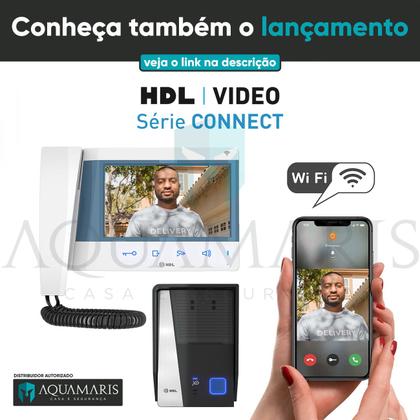 Imagem de Interfone Com Câmera 2 Pontos HDL Class Vídeo Porteiro Eletrônico Visão Noturna Infravermelho