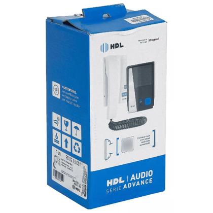 Imagem de Interfone Porteiro Eletrônico Residencial Áudio Advance Hdl com Fechadura C90 Cinza