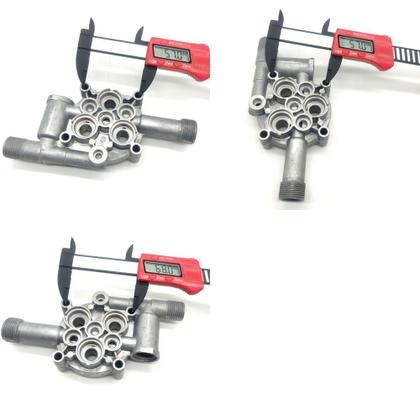 Intermediário Corpo Carcaça Guia dos Pistões para Lavajato Makita HW101 Imagem de Intermediário Corpo Carcaça Guia dos Pistões para Lavajato Makita HW101