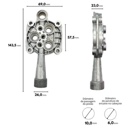 Imagem de Intermediário Guia do Pistão Compatível com Desobstruidora WAP Ousada Plus Ultra 2200 FW007667