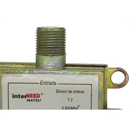 Imagem de Interneed Divisor Cabo Coaxial  2X75 - Kit C/10 Pc