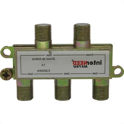 Imagem de Interneed Divisor Cabo Coaxial  4X75 - Kit C/10 Pc