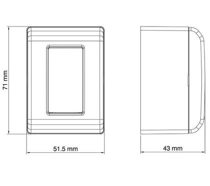 Imagem de Interruptor 1 paralela ref 57304/005 lizflex tramontina