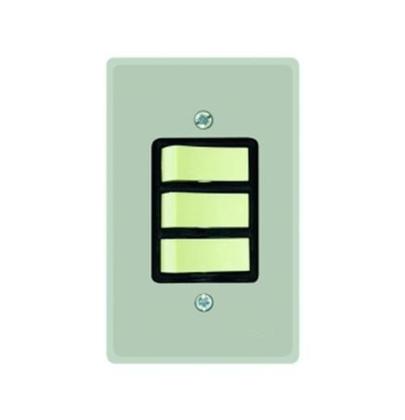 Imagem de Interruptor 1 Tecla Simples 2 Paralelas Prata Radial 1801009