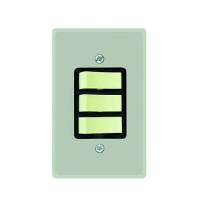 Imagem de Interruptor 1 Tecla Simples 2 Paralelas Prata Radial 1801009