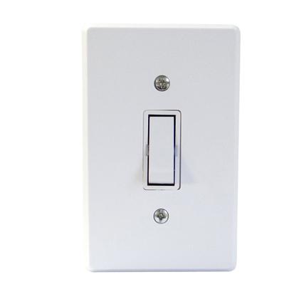 Imagem de Interruptor 1 Tecla Simples Linha Gelo Radial c/ 10