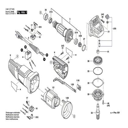 Imagem de Interruptor 127v Gws 850 160720031v - Bosch