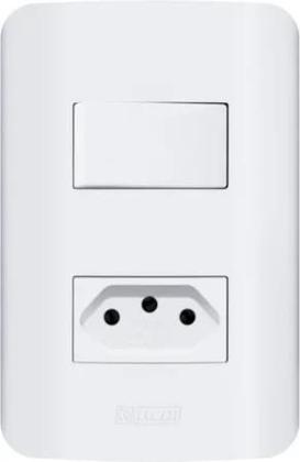 Imagem de Interruptor 1SP+1Tom Canoa 10A ROMAZI