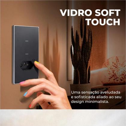 Imagem de Interruptor 2 Botões Tomada Inteligente Vênus Eka Wi-Fi
