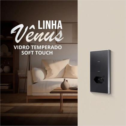 Imagem de Interruptor 2 Botões Tomada Inteligente Vênus Eka Wi-Fi